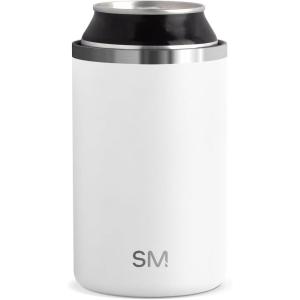 imageSimple Modern Standard Can Cooler  Insulated Stainless Steel Drink Sleeve Holder  Insulate Soda Beer Sparkling Water  Gift for Women Men Her Him  Ranger Collection  Standard 12oz  Winter WhiteWinter White Matte Powder Coating