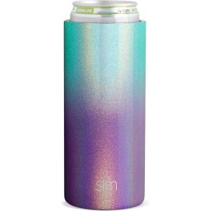 imageSimple Modern Standard Can Cooler  Insulated Stainless Steel Drink Sleeve Holder  Insulate Soda Beer Sparkling Water  Gift for Women Men Her Him  Ranger Collection  Standard 12oz  Winter WhiteShimmer Aurora