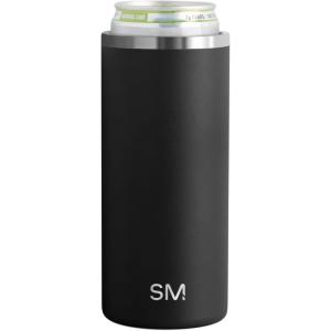 imageSimple Modern Standard Can Cooler  Insulated Stainless Steel Drink Sleeve Holder  Insulate Soda Beer Sparkling Water  Gift for Women Men Her Him  Ranger Collection  Standard 12oz  Winter White Midnight Black Matte Powder Coating