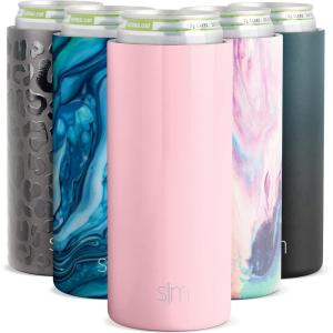 imageSimple Modern Standard Can Cooler  Insulated Stainless Steel Drink Sleeve Holder  Insulate Soda Beer Sparkling Water  Gift for Women Men Her Him  Ranger Collection  Standard 12oz  Winter WhiteBlush
