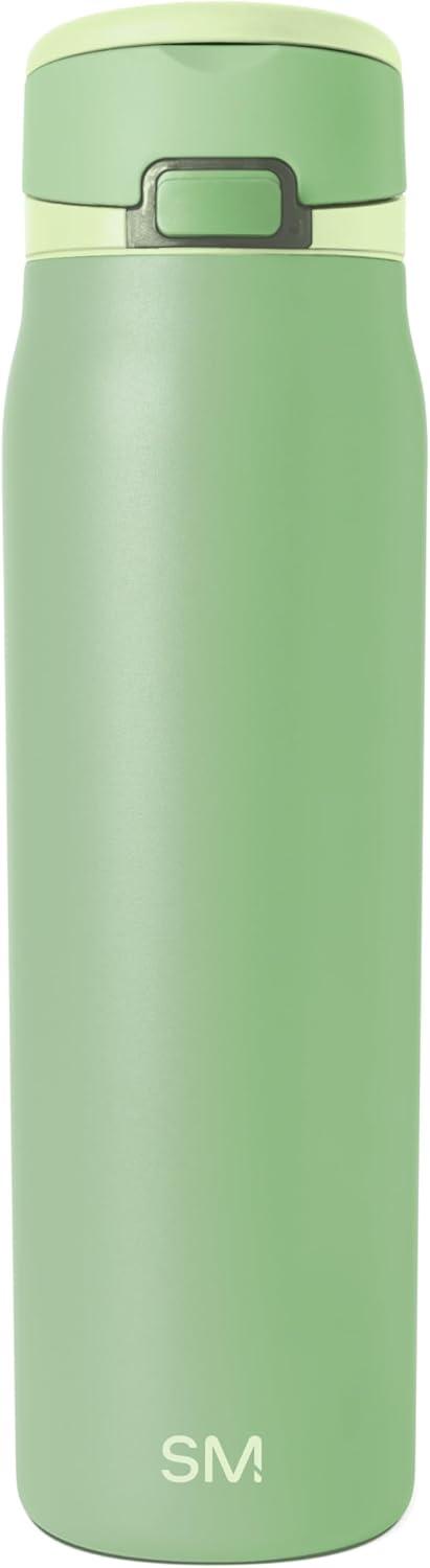 imageSimple Modern Mesa Loop Water Bottle with Straw  24oz Cup Holder Friendly Insulated Stainless Steel Bottles for Travel Sports and School  NeptuneAvocado