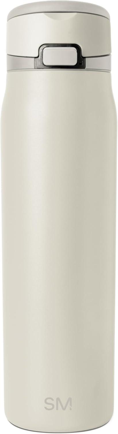 imageSimple Modern Mesa Loop Water Bottle with Straw  24oz Cup Holder Friendly Insulated Stainless Steel Bottles for Travel Sports and School  NeptuneCashew