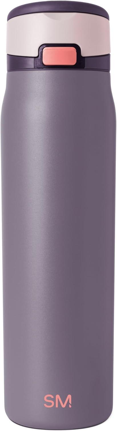 imageSimple Modern Mesa Loop Water Bottle with Straw  24oz Cup Holder Friendly Insulated Stainless Steel Bottles for Travel Sports and School  NeptuneIris Sage