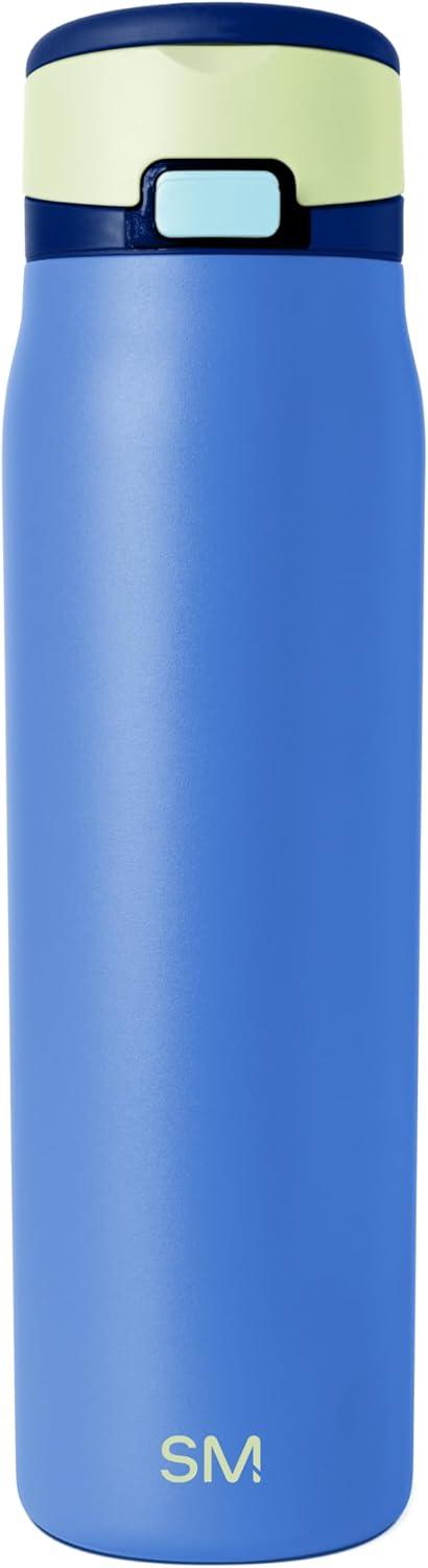 imageSimple Modern Mesa Loop Water Bottle with Straw  24oz Cup Holder Friendly Insulated Stainless Steel Bottles for Travel Sports and School  NeptuneNeptune