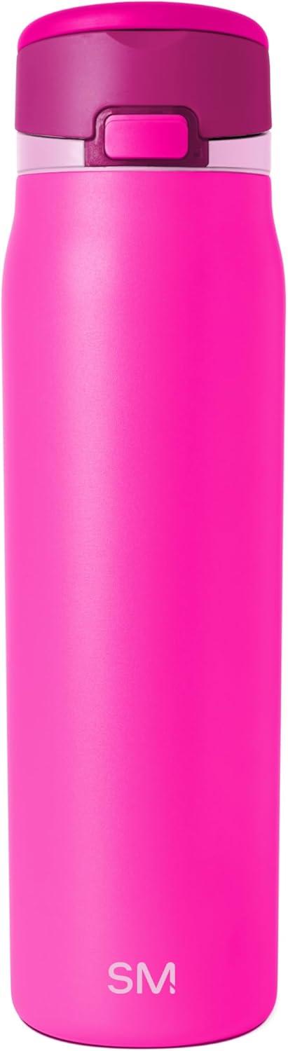 imageSimple Modern Mesa Loop Water Bottle with Straw  24oz Cup Holder Friendly Insulated Stainless Steel Bottles for Travel Sports and School  NeptuneRaspberry Vibes
