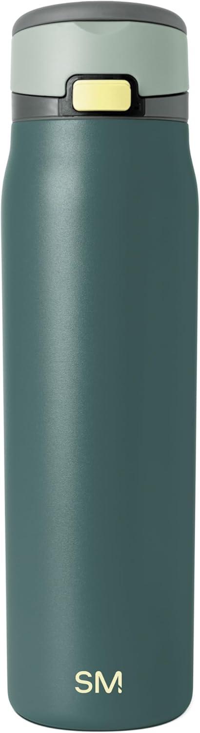 imageSimple Modern Mesa Loop Water Bottle with Straw  24oz Cup Holder Friendly Insulated Stainless Steel Bottles for Travel Sports and School  NeptuneSteel Harbor