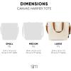 imageSimple Modern Canvas Tote Bag for WomenAlmond Birch