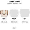 imageSimple Modern Canvas Tote Bag for WomenAlmond Birch