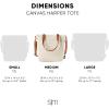 imageSimple Modern Canvas Tote Bag for WomenAlmond Birch