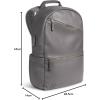 imageSimple Modern Medium Vegan Leather Backpack for Women ampamp Men  Mini Backpack Purse for Girls and Boys Cute Small Faux PU Leather Travel Bag for Work  Legacy Collection  17quot tall  GrayGray