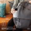 imageSimple Modern Medium Vegan Leather Backpack for Women ampamp Men  Mini Backpack Purse for Girls and Boys Cute Small Faux PU Leather Travel Bag for Work  Legacy Collection  17quot tall  GrayGray