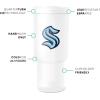 imageSimple Modern Officially Licensed NHL San Jose Sharks 30 oz Tumbler with Flip Lid and Straws  Hockey Insulated Cup Stainless Steel  Gifts for Men Women  Trek Collection  San Jose SharksSeattle Kraken