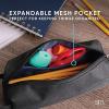 imageSimple Modern Pencil Case Pouch Box for School  Kids Durable Bag Organizer for Office Makeup and Travel Supplies Polyester Zip Pouch  Hudson Collection  Fox and the FlowerPattern Dinosaur Roar