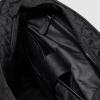 imageSimple Modern Quilted Tote Bag for Women  Medium Size wCompartments ampamp Laptop Sleeve  Adjustable Strap  Zipper TopMidnight Black
