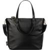 imageSimple Modern Vegan Leather Tote Bag for WomenBlack
