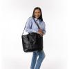 imageSimple Modern Vegan Leather Tote Bag for WomenBlack
