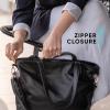 imageSimple Modern Vegan Leather Tote Bag for WomenBrown