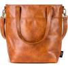imageSimple Modern Vegan Leather Tote Bag for WomenBrown