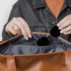 imageSimple Modern Vegan Leather Tote Bag for WomenBrown