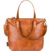 imageSimple Modern Vegan Leather Tote Bag for WomenBrown