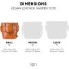imageSimple Modern Vegan Leather Tote Bag for WomenBrown
