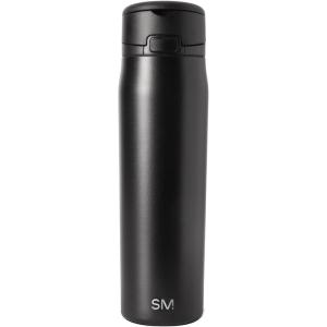 imageSimple Modern Mesa Loop Water Bottle with Straw  24oz Cup Holder Friendly Insulated Stainless Steel Bottles for Travel Sports and School  Neptune Midnight Black