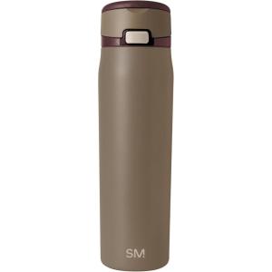 imageSimple Modern Mesa Loop Water Bottle with Straw  24oz Cup Holder Friendly Insulated Stainless Steel Bottles for Travel Sports and School  NeptuneHazelnut