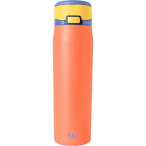 imageSimple Modern Mesa Loop Water Bottle with Straw  24oz Cup Holder Friendly Insulated Stainless Steel Bottles for Travel Sports and School  NeptuneMango
