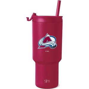 imageSimple Modern Officially Licensed NHL San Jose Sharks 30 oz Tumbler with Flip Lid and Straws  Hockey Insulated Cup Stainless Steel  Gifts for Men Women  Trek Collection  San Jose SharksColorado Avalanche