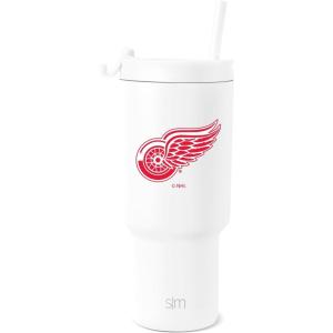 imageSimple Modern Officially Licensed NHL San Jose Sharks 30 oz Tumbler with Flip Lid and Straws  Hockey Insulated Cup Stainless Steel  Gifts for Men Women  Trek Collection  San Jose SharksDetroit Red Wings