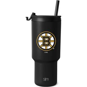 imageSimple Modern Officially Licensed NHL San Jose Sharks 30 oz Tumbler with Flip Lid and Straws  Hockey Insulated Cup Stainless Steel  Gifts for Men Women  Trek Collection  San Jose SharksBoston Bruins
