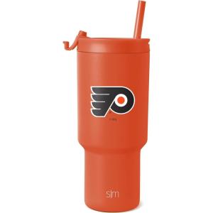 imageSimple Modern Officially Licensed NHL San Jose Sharks 30 oz Tumbler with Flip Lid and Straws  Hockey Insulated Cup Stainless Steel  Gifts for Men Women  Trek Collection  San Jose SharksPhiladelphia Flyers