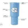 imageSimple Modern Officially Licensed Collegiate Florida Gators 30 oz Tumbler with Flip Lid and Straws  Insulated Cup Stainless Steel  Gifts for Men Women  Trek Collection  University of Florida30oz