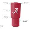 imageSimple Modern Officially Licensed Collegiate Florida Gators 30 oz Tumbler with Flip Lid and Straws  Insulated Cup Stainless Steel  Gifts for Men Women  Trek Collection  University of Florida30oz