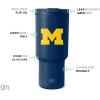 imageSimple Modern Officially Licensed Collegiate Florida Gators 30 oz Tumbler with Flip Lid and Straws  Insulated Cup Stainless Steel  Gifts for Men Women  Trek Collection  University of Florida30oz