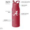 imageSimple Modern Officially Licensed Collegiate Ohio State Buckeyes Water Bottle with Straw Lid  NCAA Insulated Stainless Steel Travel Thermos  Leak Proof  Mesa Collection  Ohio State UniversityAlabama Crimson Tide