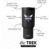 imageSimple Modern Officially Licensed NBA 30oz Tumbler with Flip Lid and Straws  Insulated Stainless Steel Cup  Trek CollectionCharlotte Hornets