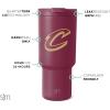 imageSimple Modern Officially Licensed NBA 30oz Tumbler with Flip Lid and Straws  Insulated Stainless Steel Cup  Trek CollectionCleveland Cavaliers