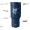 imageSimple Modern Officially Licensed NBA 30oz Tumbler with Flip Lid and Straws  Insulated Stainless Steel Cup  Trek CollectionMemphis Grizzlies