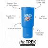 imageSimple Modern Officially Licensed NBA 30oz Tumbler with Flip Lid and Straws  Insulated Stainless Steel Cup  Trek CollectionOklahoma City Thunder