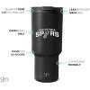 imageSimple Modern Officially Licensed NBA 30oz Tumbler with Flip Lid and Straws  Insulated Stainless Steel Cup  Trek CollectionSan Antonio Spurs