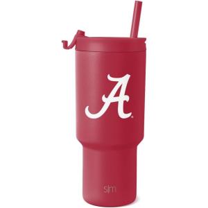 imageSimple Modern Officially Licensed Collegiate Florida Gators 30 oz Tumbler with Flip Lid and Straws  Insulated Cup Stainless Steel  Gifts for Men Women  Trek Collection  University of Florida30oz