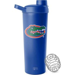 imageSimple Modern Officially Licensed Collegiate Georgia Bulldogs Stainless Steel Shaker Bottle with Ball 24oz  Metal Cup for Protein Mixes Pre Workout  Rally Collection  University of GeorgiaFlorida Gators