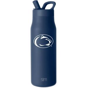 imageSimple Modern Officially Licensed Collegiate Ohio State Buckeyes Water Bottle with Straw Lid  NCAA Insulated Stainless Steel Travel Thermos  Leak Proof  Mesa Collection  Ohio State UniversityPenn State Nittany Lions