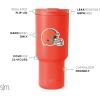 imageSimple Modern Officially Licensed NFL Detroit Lions 30 oz Tumbler with Flip Lid and Straws  Insulated Cup Stainless Steel  Gifts for Men Women  Trek Collection  Detroit LionsCleveland Browns