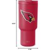 imageSimple Modern Officially Licensed NFL Detroit Lions 30 oz Tumbler with Flip Lid and Straws  Insulated Cup Stainless Steel  Gifts for Men Women  Trek Collection  Detroit LionsArizona Cardinals