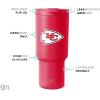 imageSimple Modern Officially Licensed NFL Detroit Lions 30 oz Tumbler with Flip Lid and Straws  Insulated Cup Stainless Steel  Gifts for Men Women  Trek Collection  Detroit LionsKansas City Chiefs