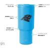 imageSimple Modern Officially Licensed NFL Detroit Lions 30 oz Tumbler with Flip Lid and Straws  Insulated Cup Stainless Steel  Gifts for Men Women  Trek Collection  Detroit LionsCarolina Panthers
