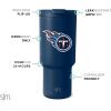 imageSimple Modern Officially Licensed NFL Detroit Lions 30 oz Tumbler with Flip Lid and Straws  Insulated Cup Stainless Steel  Gifts for Men Women  Trek Collection  Detroit LionsTennessee Titans