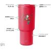 imageSimple Modern Officially Licensed NFL Detroit Lions 30 oz Tumbler with Flip Lid and Straws  Insulated Cup Stainless Steel  Gifts for Men Women  Trek Collection  Detroit LionsTampa Bay Buccaneers
